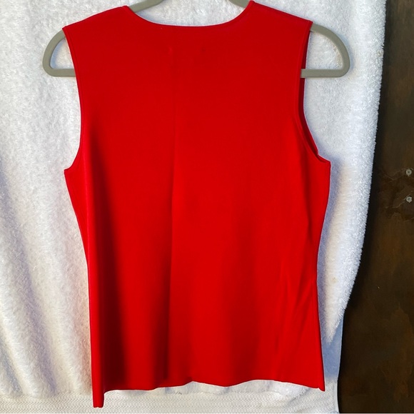 Chico’s Apparel Annie Sleeveless Knit Red; NWT; M/8 - Picture 6 of 13